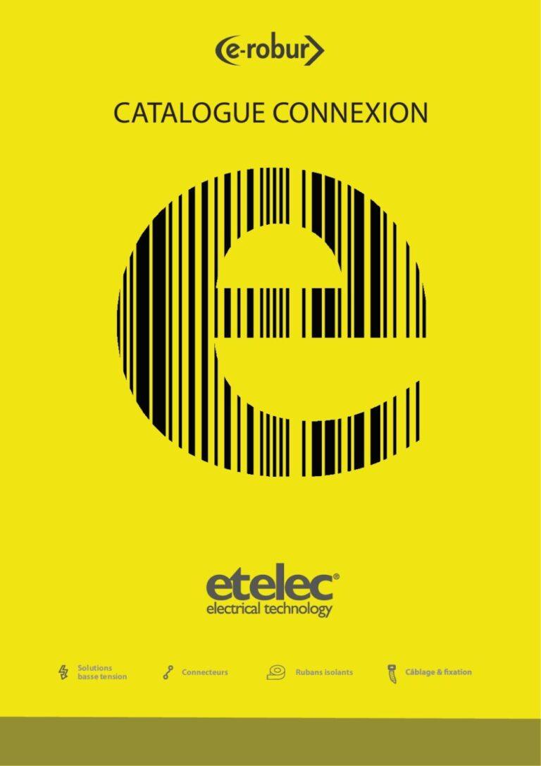 Couverture : E-Robur – Etelec, catalogue Connexion