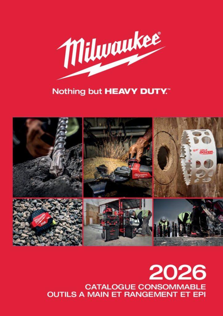 Couverture : Milwaukee – Consommables, outils à main, EPI & rangement 2026