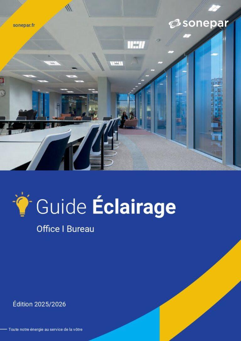 Couverture : Sonepar – Guide éclairage 2025 : Bureau