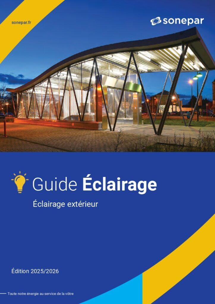 Couverture : Sonepar – Guide éclairage 2025 : Éclairage extérieur