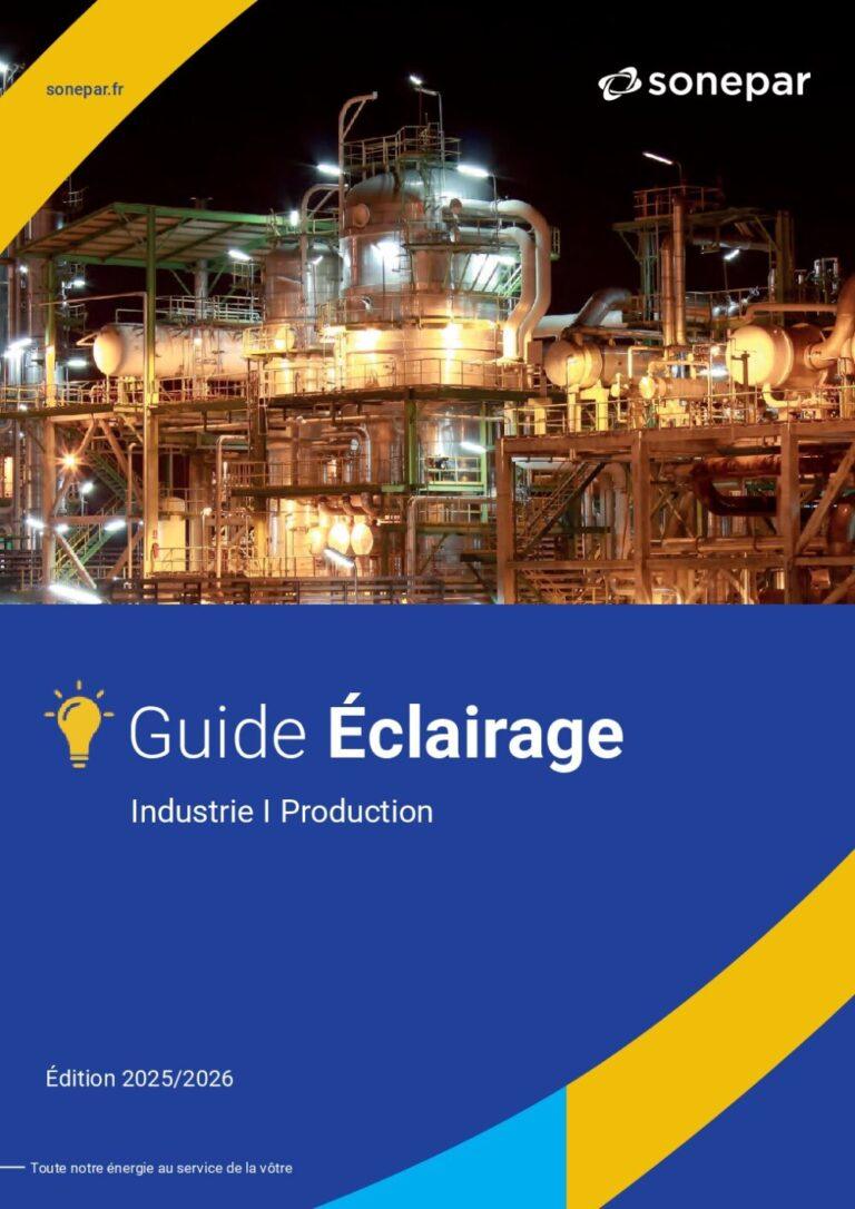 Couverture : Sonepar – Guide éclairage 2025 : Industrie – production