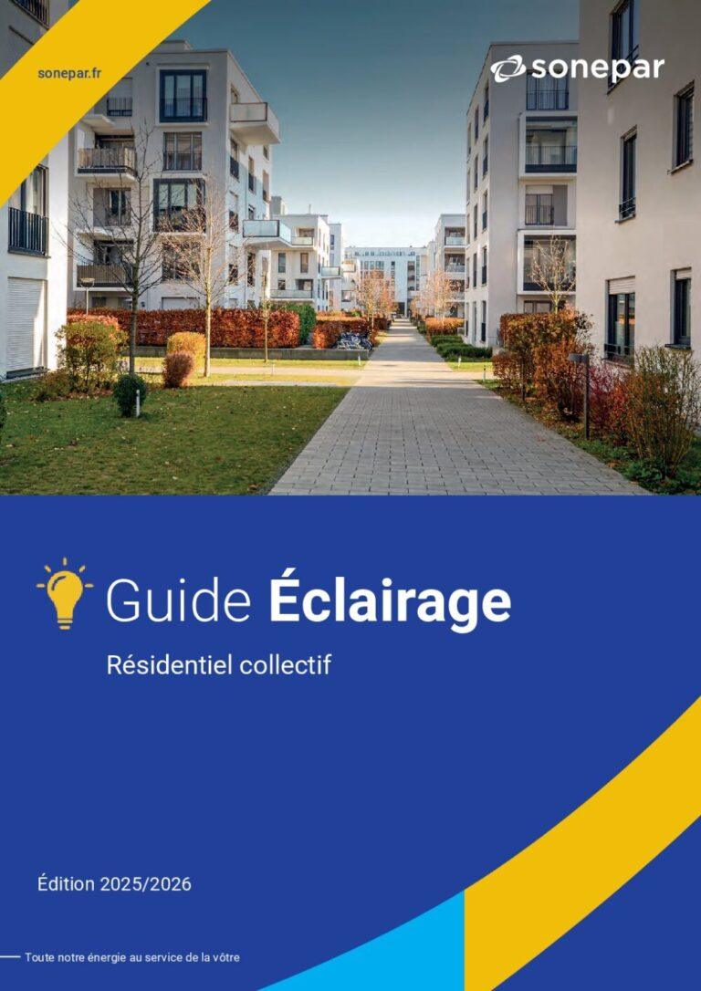 Couverture : Sonepar – Guide éclairage 2025 : Résidence & collectif
