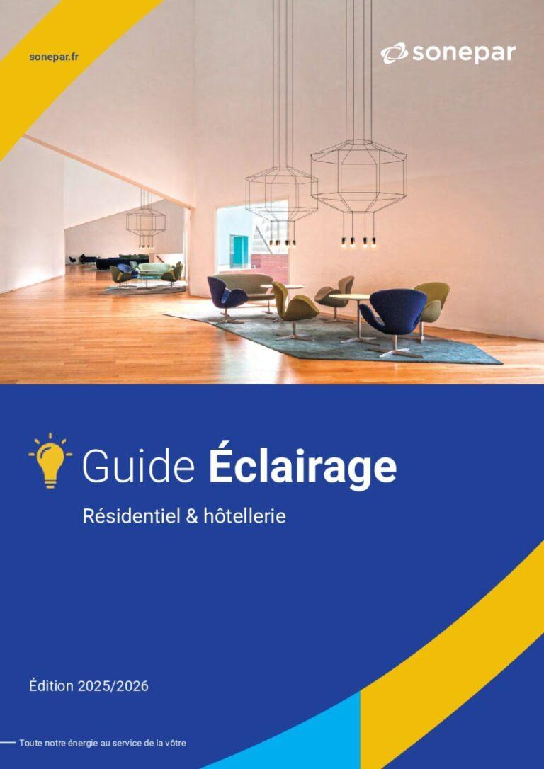 Couverture : Sonepar – Guide éclairage 2025 : Résidentiel