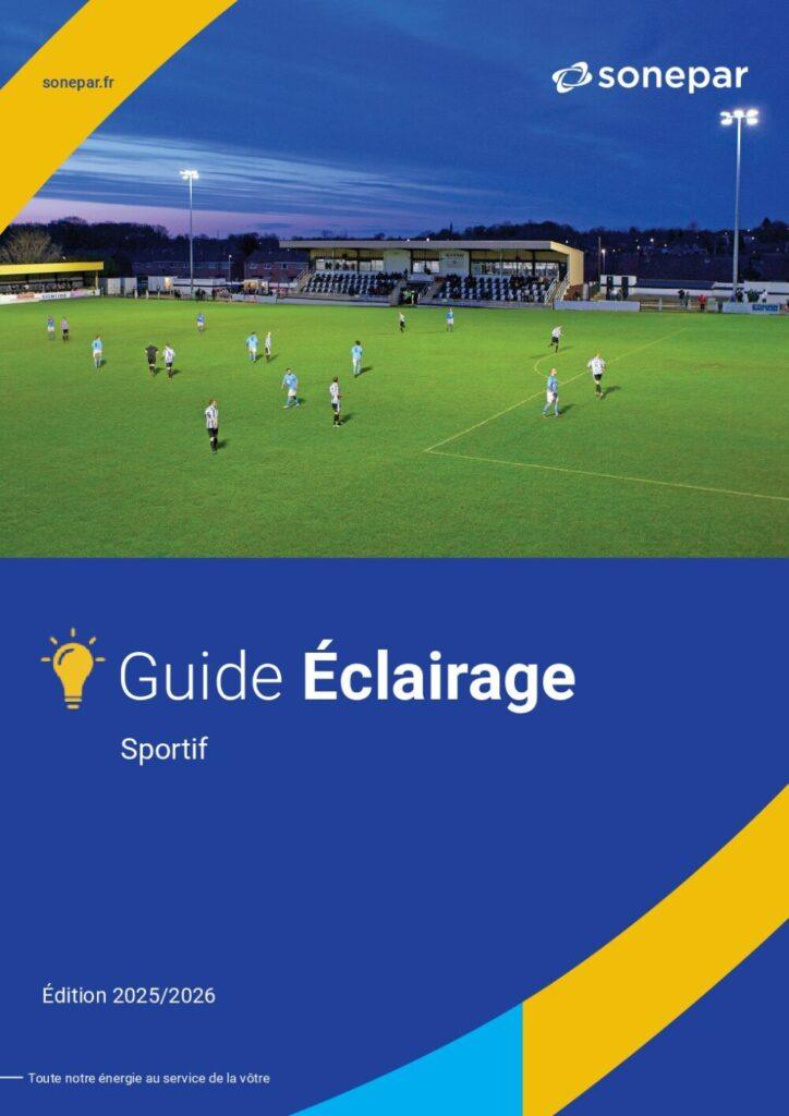 Couverture : Sonepar – Guide éclairage 2025 : Sportif